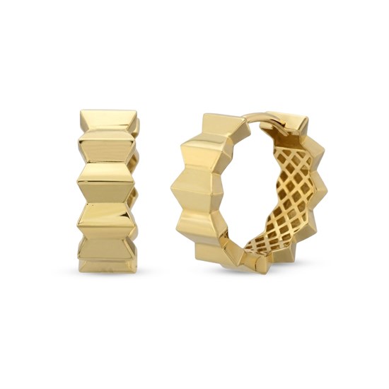 Halka Küpe 14 Ayar Altın