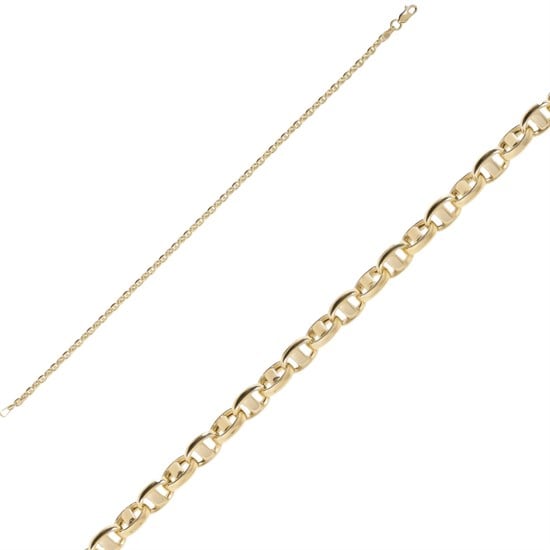 Spor 14 Ayar Altın Bileklik 3Mm