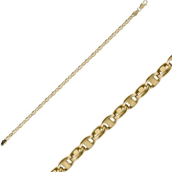 Spor 14 Ayar Altın Bileklik 4Mm