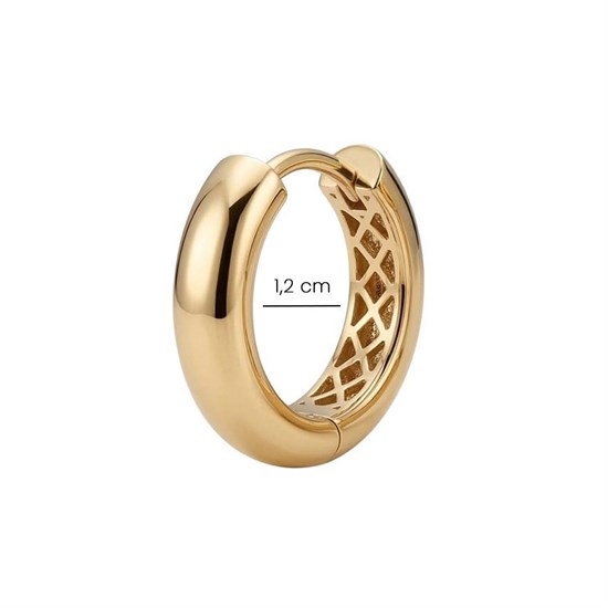 Klasik Halka Küpe 14 Ayar Altın