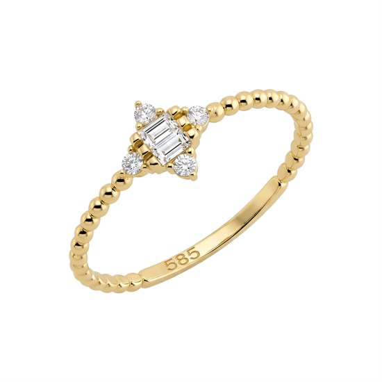 Trend  Yüzük 14 Ayar Altın