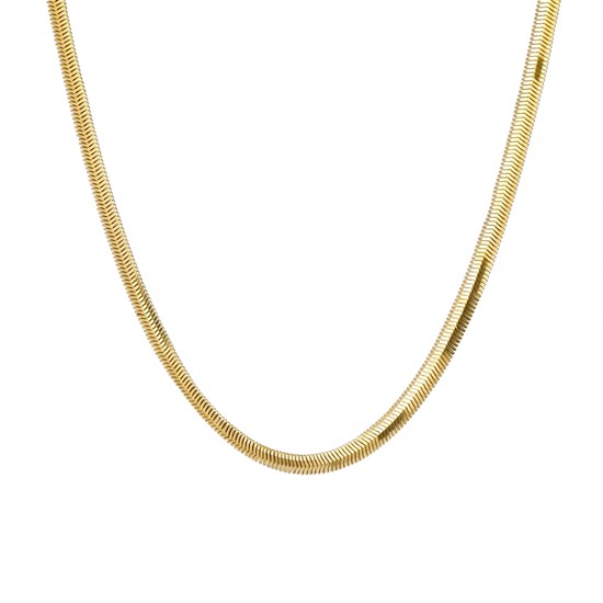 14 Ayar Balıksırtı Altın Zincir 2.5 Mm