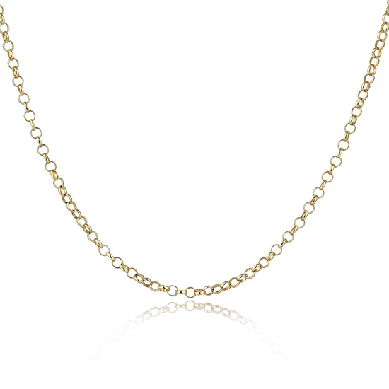 Doç Model Zincir 14 Ayar 0,90 Mm Altın
