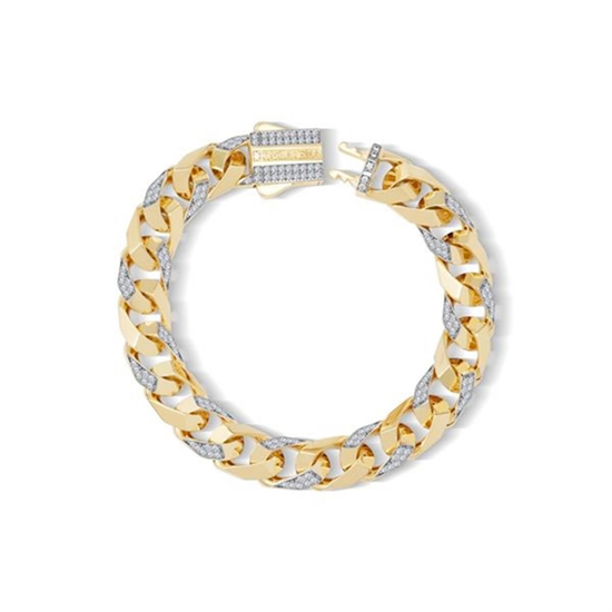 Ema 9 mm Taşlı Piramit Gurmet Bileklik