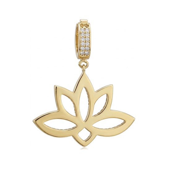 Lotus 14 Ayar Kolye Ucu
