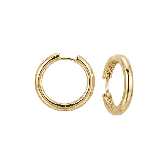 Halka Küpe 14 Ayar Altın