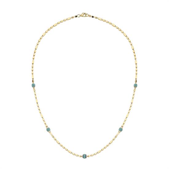 Altın Firuze Taşlı Set