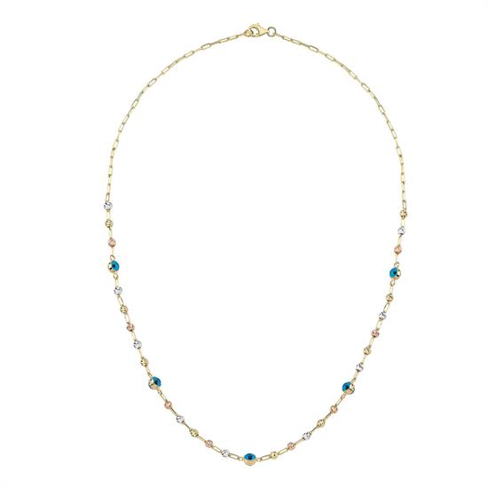 Altın Nazar Boncuklu Set