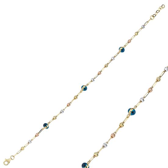 Altın Nazar Boncuklu Set