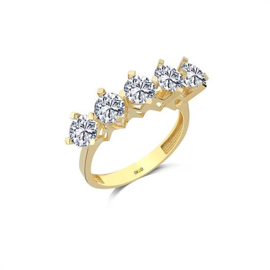 Altın Beştaş Yüzük