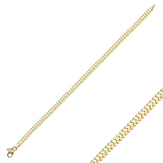 Altın Sade Bileklik