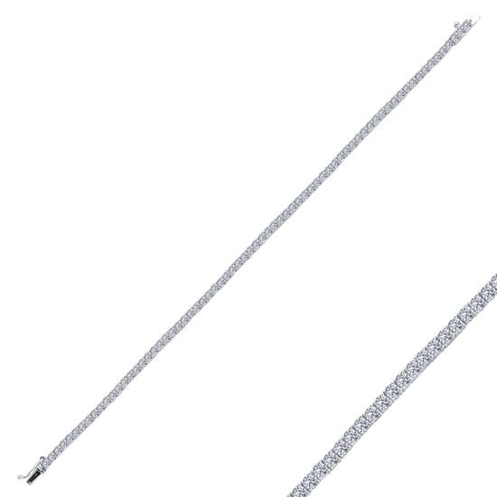 Su Yolu Altın Taşlı 14 Ayar Bileklik