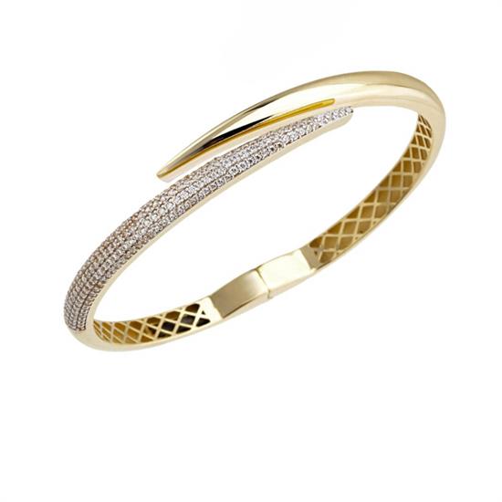 14 Ayar Altın Taşlı Bilezik