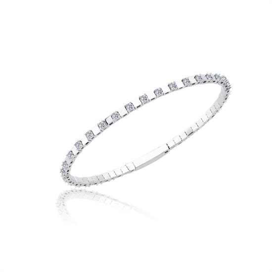 14 Ayar Taşlı Altın Bilezik