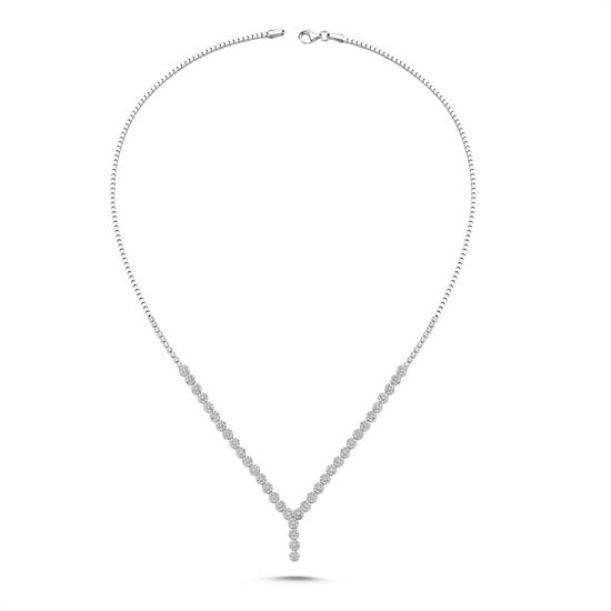 Altın Taşlı Kolye