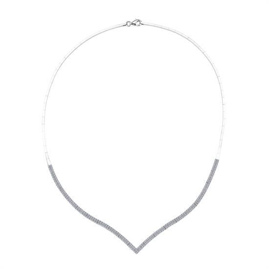 14 Ayar Altın Taşlı Suyolu Kolye