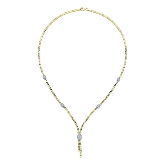 Altın Taşlı Kolye