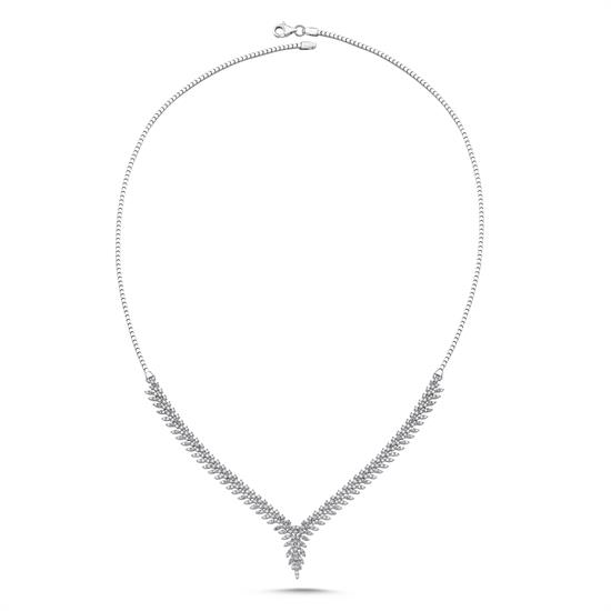 14 Ayar Altın Taşlı Kolye