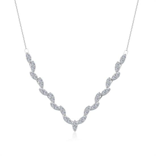 Damla Taşlı Suyolu Altın Kolye 14 Ayar