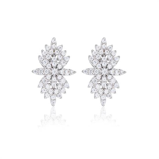 Altın Taşlı Küpe