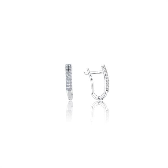 Altın Taşlı Küpe