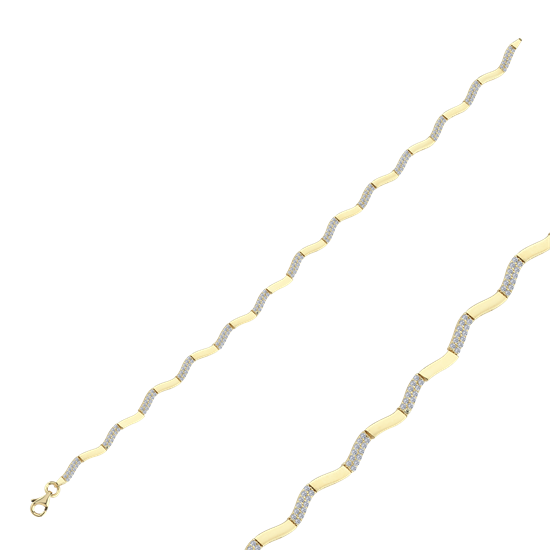 Altın Taşlı Nişan Seti