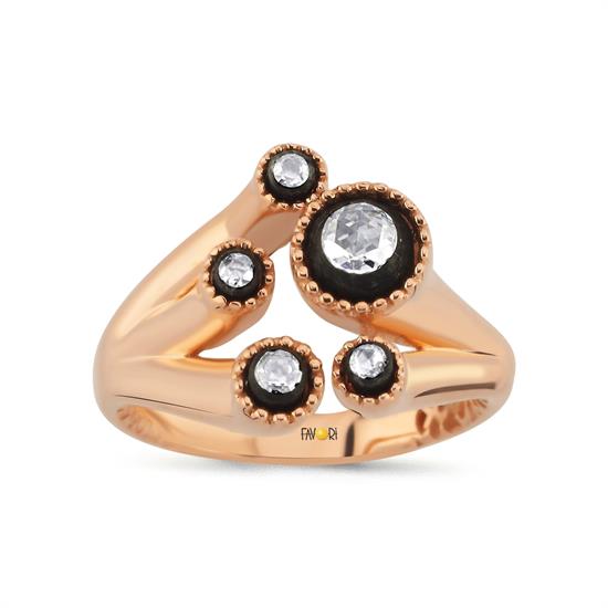 Elmas Taşlı Yüzük 0,19  Ct
