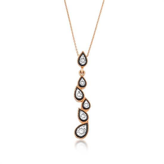 Damla Model Elmas Kolye 0,16 Ct