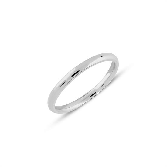 2 Mm İçi Boş Bombeli Klasik Alyans