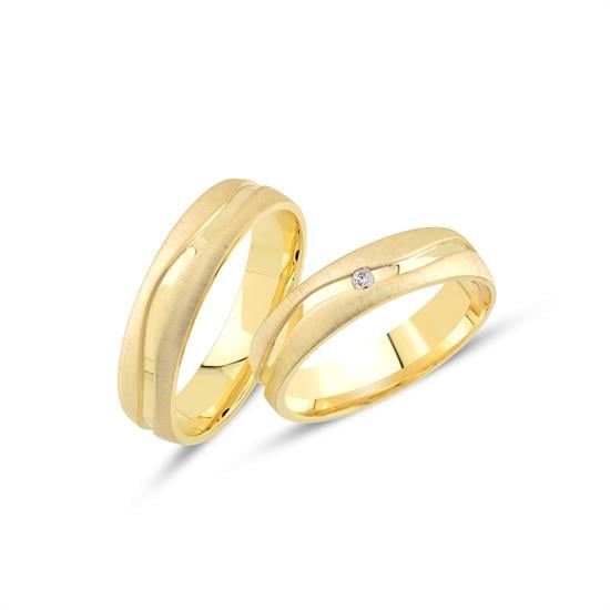 İçi Boş Çift Alyans Özel Tasarım