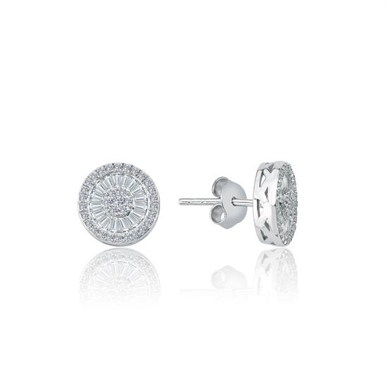 Pırlanta Baget Küpe 0,65 ct