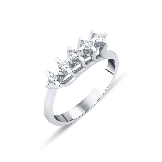 Pırlanta Beştaş Yüzük 0,45 Ct