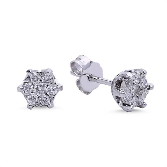 Pırlanta Fantazi Küpe 0.18 Ct