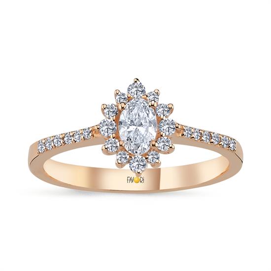 Pırlanta Fantazi Yüzük 0.49 Ct