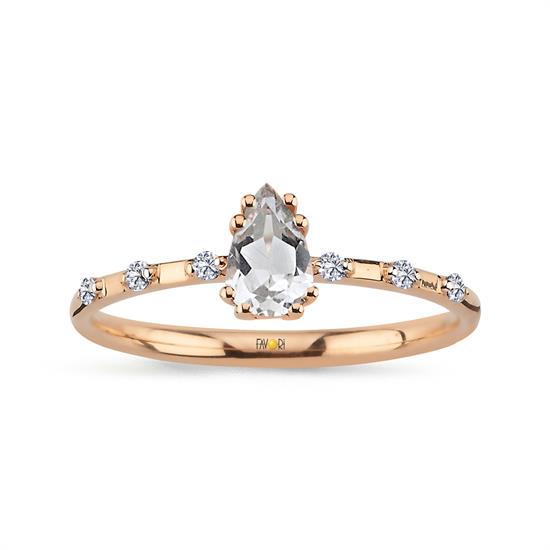 Pırlanta Green Ametist Yüzük