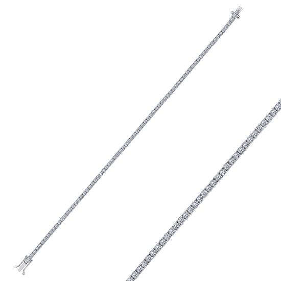 14 Ayar Pırlanta Suyolu Bileklik Altın