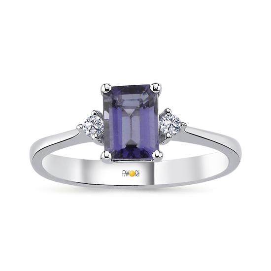 Pırlanta Tanzanit Yüzük