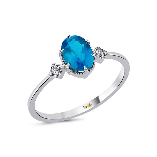 Pırlanta Tanzanit Yüzük