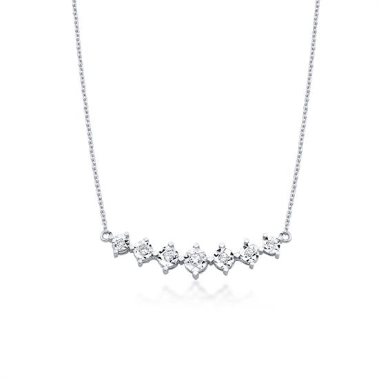 Tasarım Pırlanta Kolye 0,07 Ct