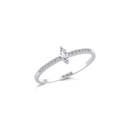 Pırlanta Tasarım Yüzük 0,16 Ct