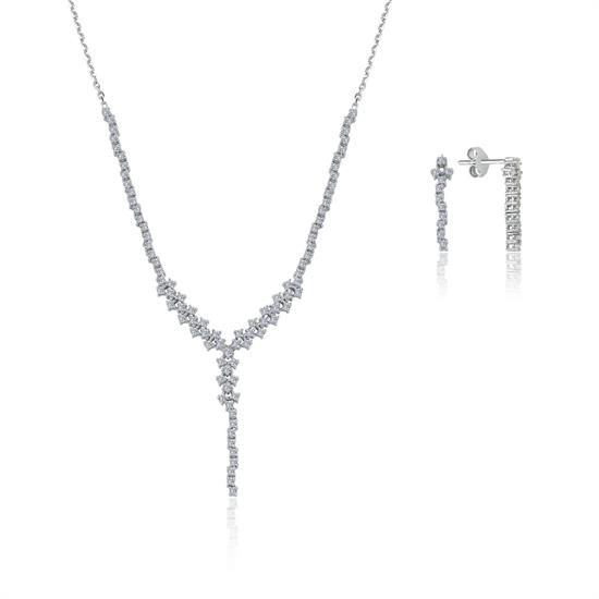 Pırlanta Taşlı Düğün Seti