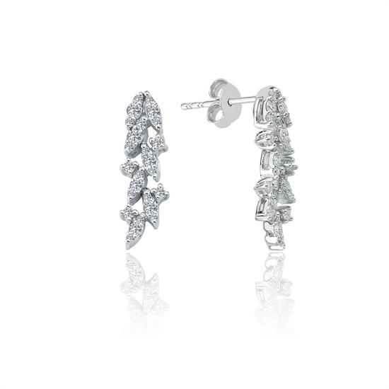 Pırlanta Taşlı Küpe 0.60 Ct