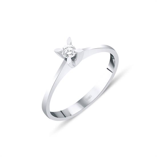 Pırlanta Tektaş Yüzük  0,15 Ct