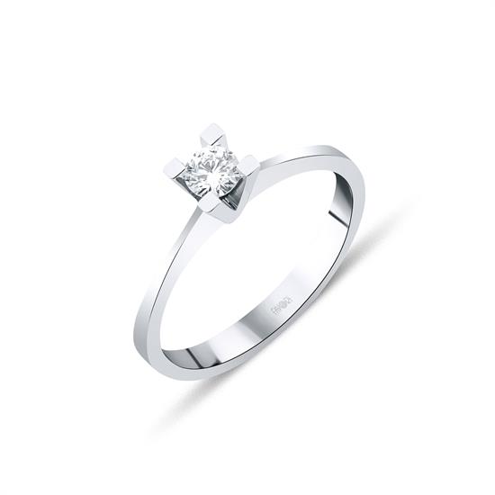 Pırlanta Tektaş Yüzük 0.20 Ct