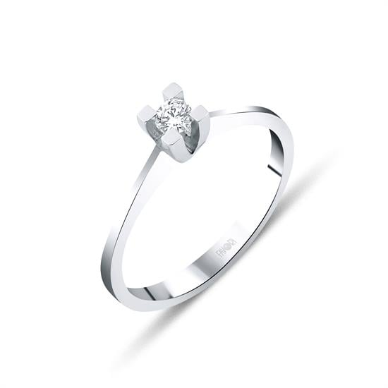 Pırlanta Tektaş Yüzük 0.12 Ct