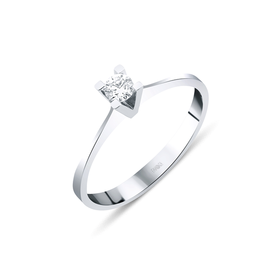 Pırlanta Tektaş Yüzük 0.15 Ct