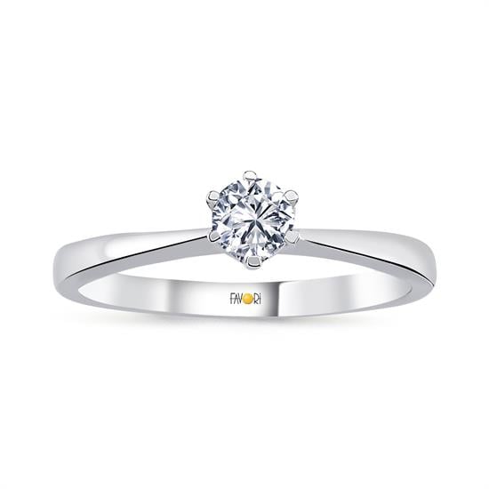 Pırlanta Tektaş Yüzük 0.15 Ct