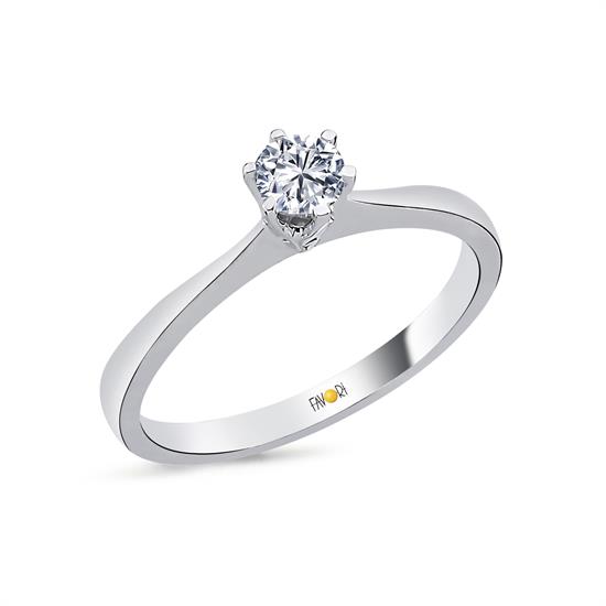 Pırlanta Tektaş Yüzük 0.15 Ct