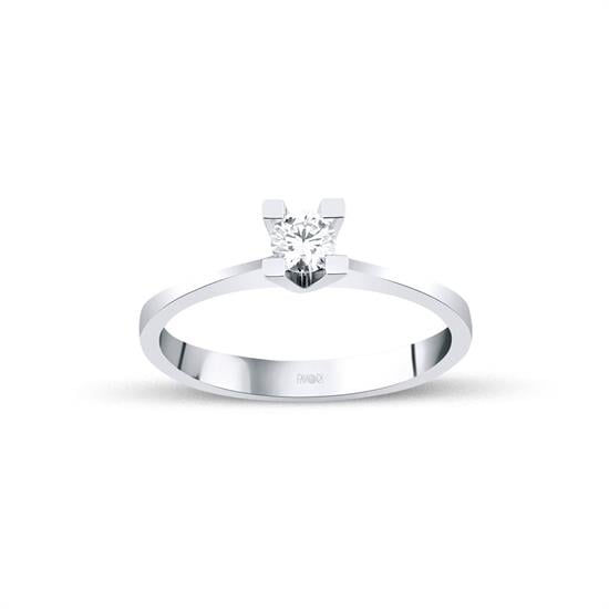 Pırlanta Tektaş Yüzük 0.17 Ct