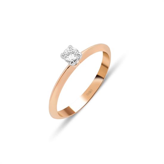 Pırlanta Tektaş Yüzük 0.18 Ct